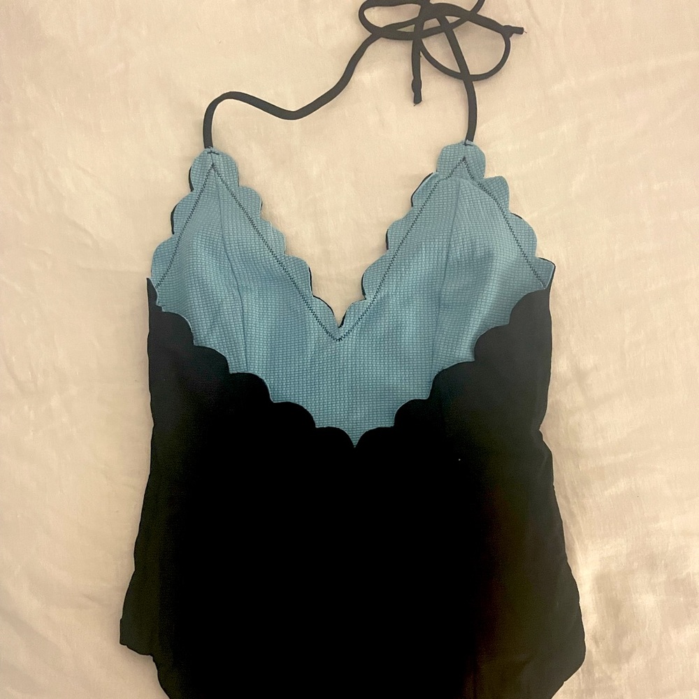 Marysia Swim Broadway Reversible Mallot Black Blue Small